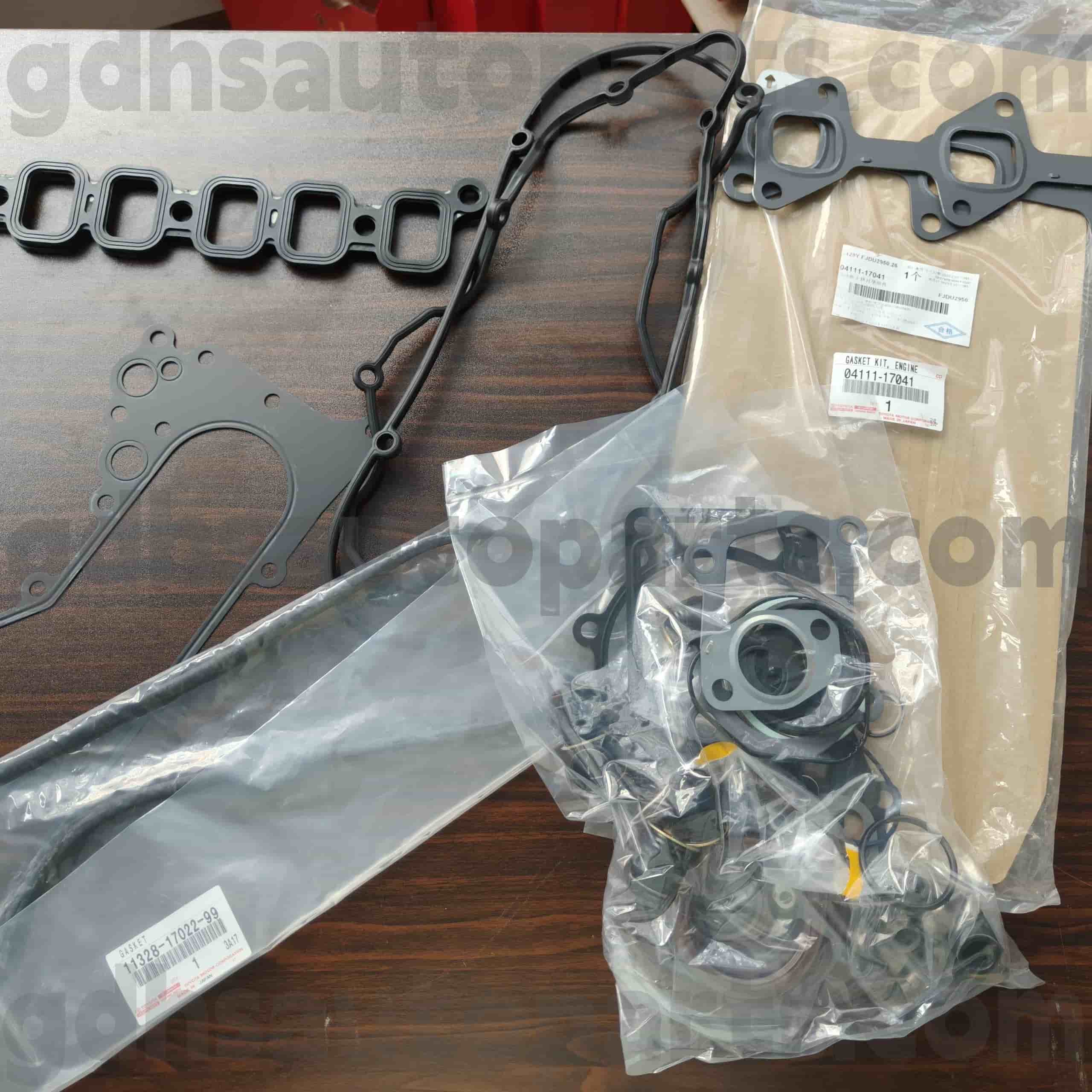 04111-17041 Toyota genuina partibus engine overhaul ornamentum pro terra, coaster, terra van