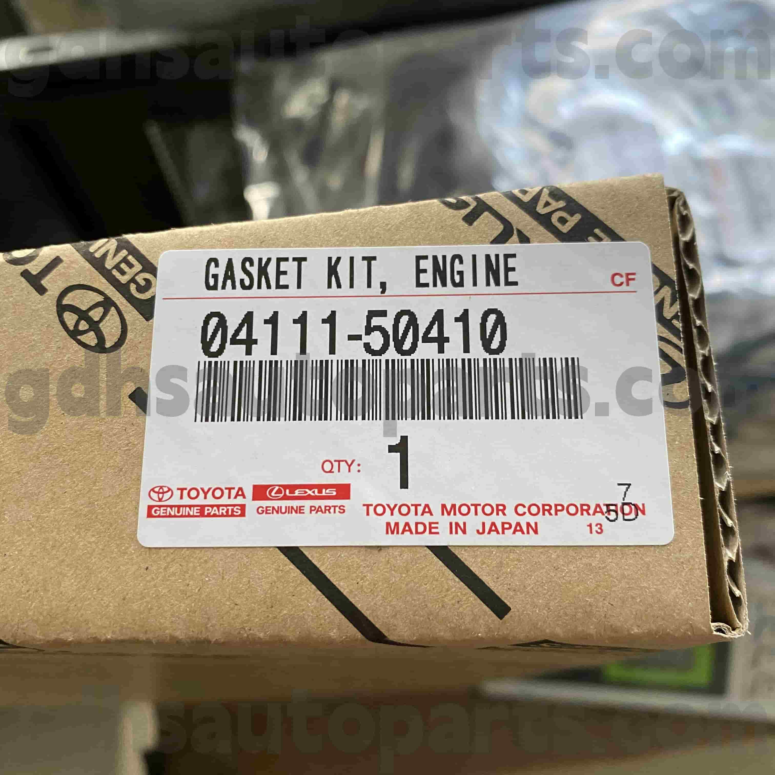 04111-50410 Toyota genuina partibus engine overhaul ornamentum pro terra Cruiser