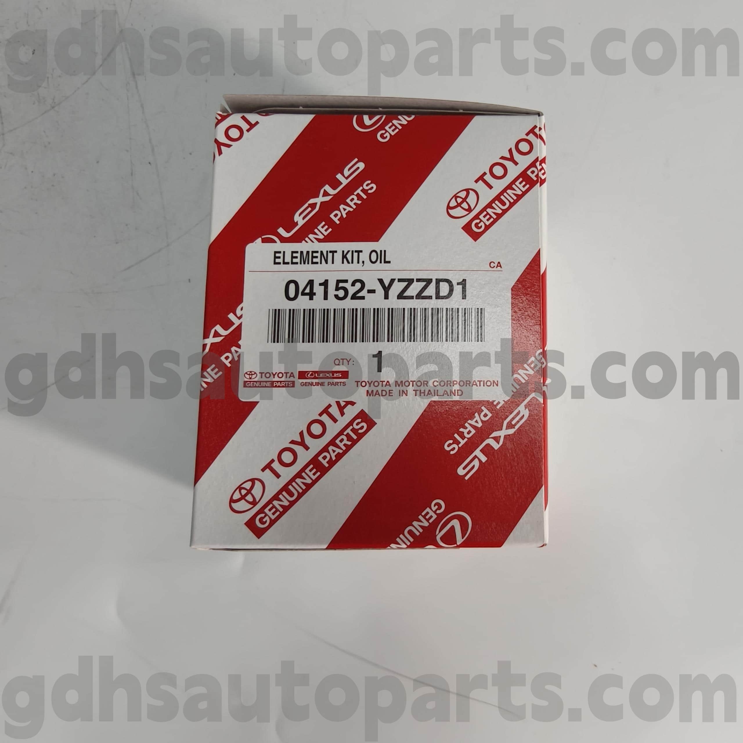 (IV) CLII, yzzd1 Toyota genuina partes oleum filter ad Chassis non. Asu40 gsu45