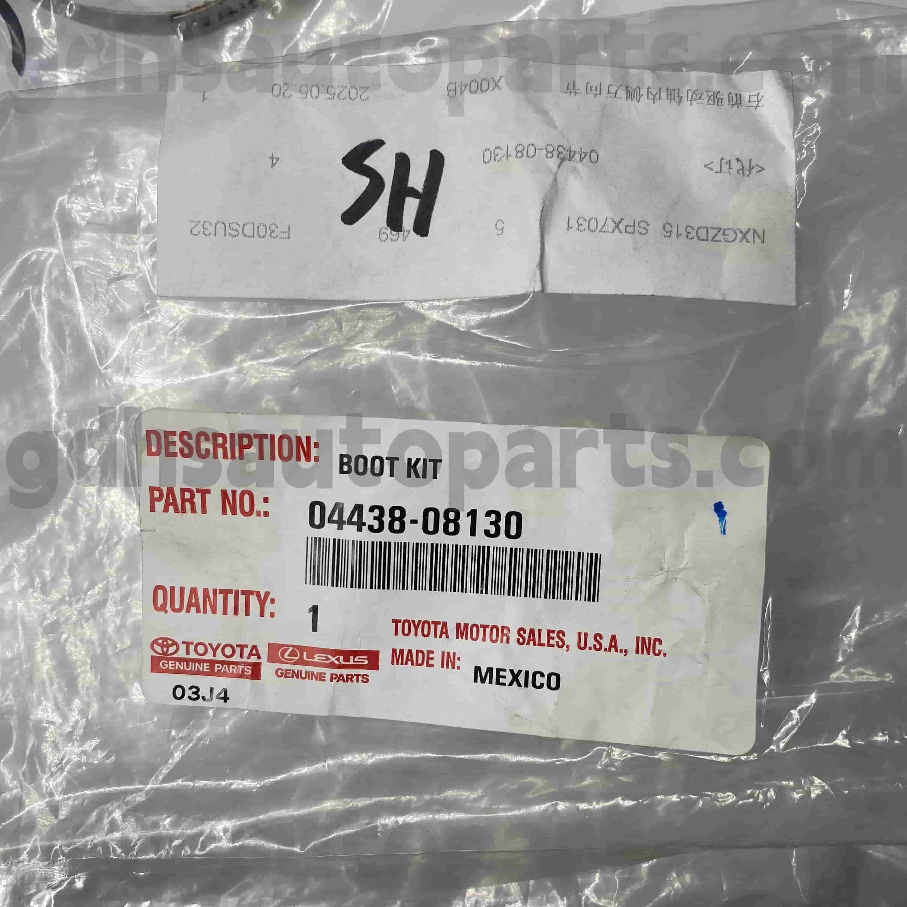 04428-08130 Toyota genuina partes CV tabernus ad Chassis nulla. Gsv40 / LX GSL3 #