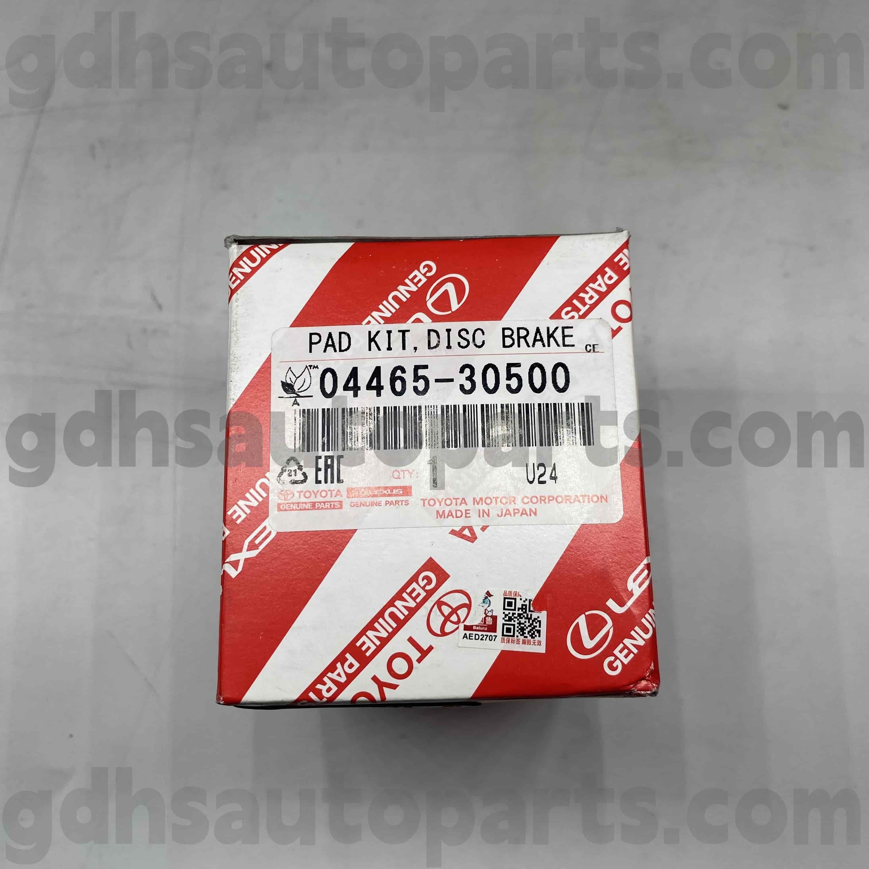 04465-30500 Toyota genuina partibus fregit pads pro Lexus IS250C / 350c, GS Series Nullum. GRS190