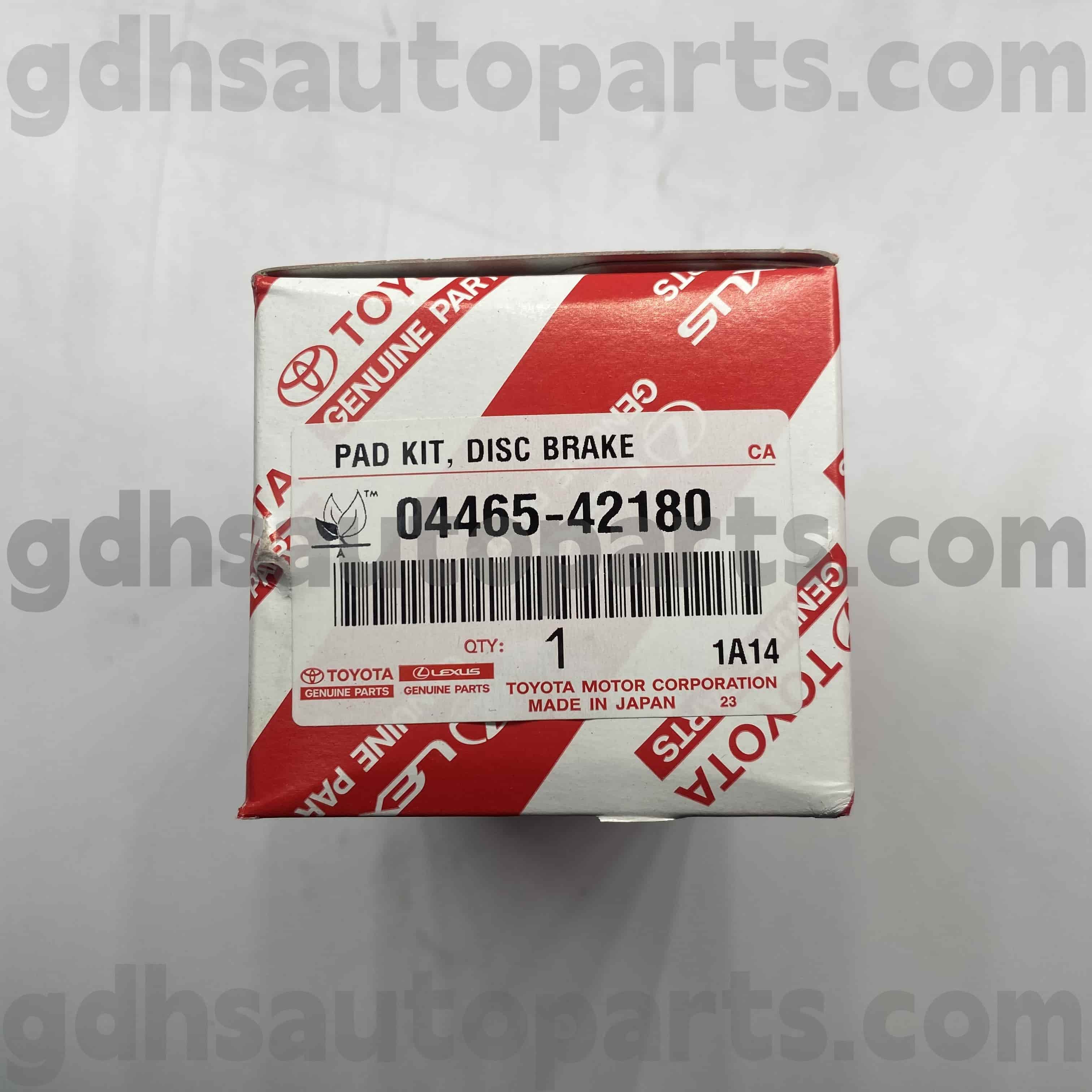 04465-42180 Toyota genuina partes fregit pads ad harrier / Hybrid, Mirai Chassis nulla. ACA3 # ZGR2 # sicut