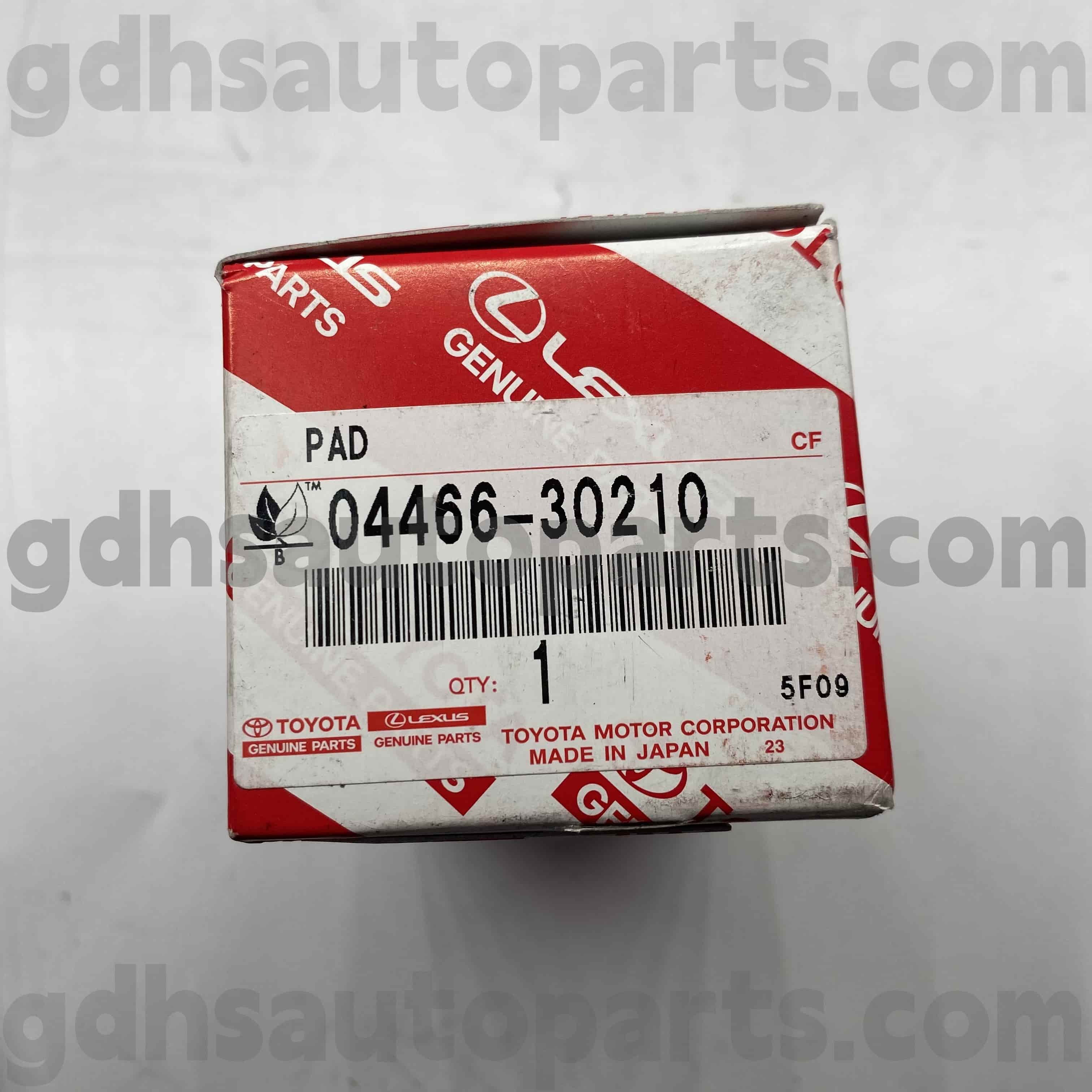 04466-30210 Toyota genuina partes tergo fregit pads ad reiz, coronam / majesta, Lexus GS Series Chassis non. GRS182 GRX122