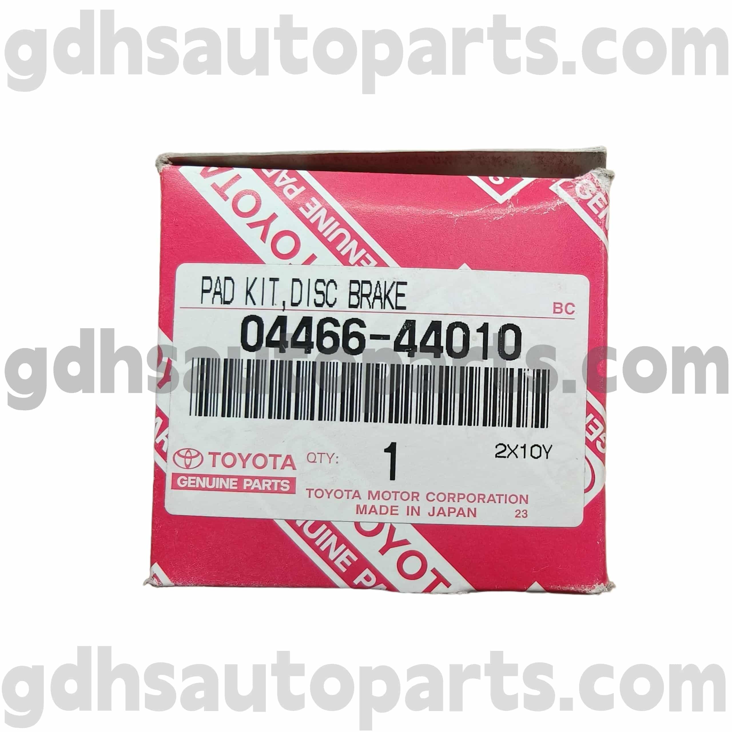 04466-44010 Toyota genuina partes tergo fregit pads pro isis, Picnic / Avensis Verso, Noah Chassis non. Ac30