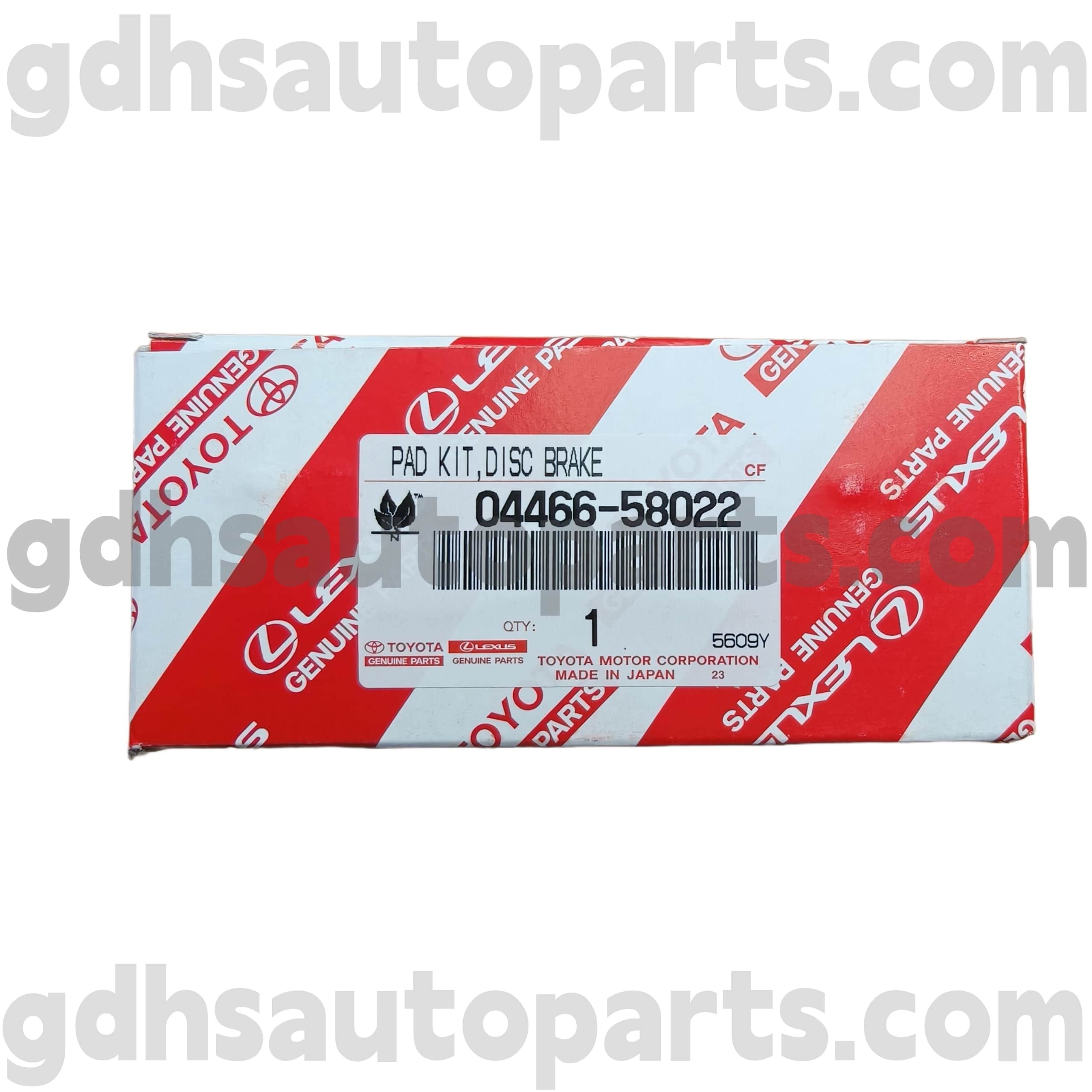 04466-58022 Toyota genuina partes tergo fregit pads ad alphardi / Vellfire / HV Chassis nulla. Ggh30
