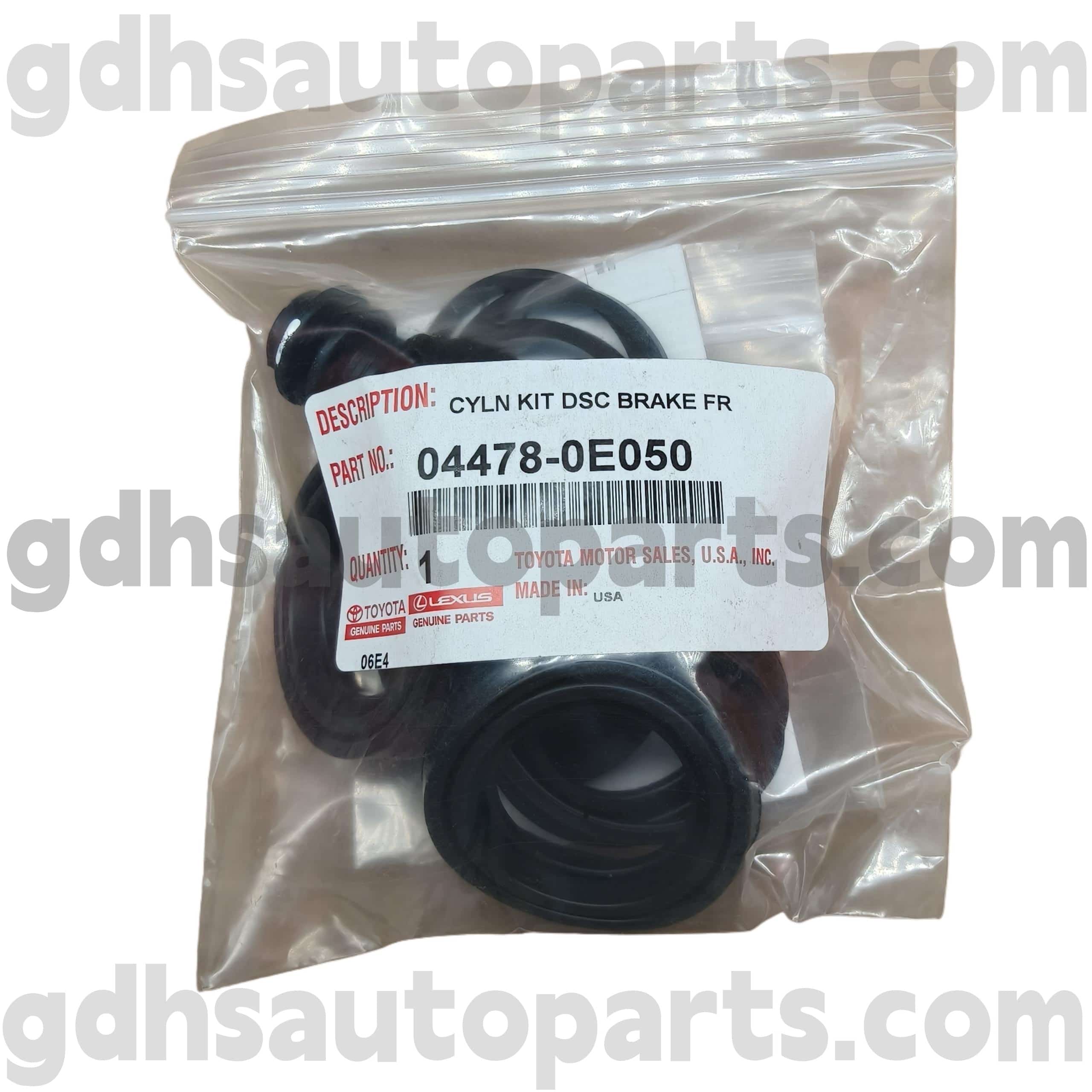 04478-0E050 Toyota genuina partes fronte fregit cylindrum Restituo ornamentum pro Sienna, Highlander (Nap) Chassis nulla. Asu50, GSU5 #