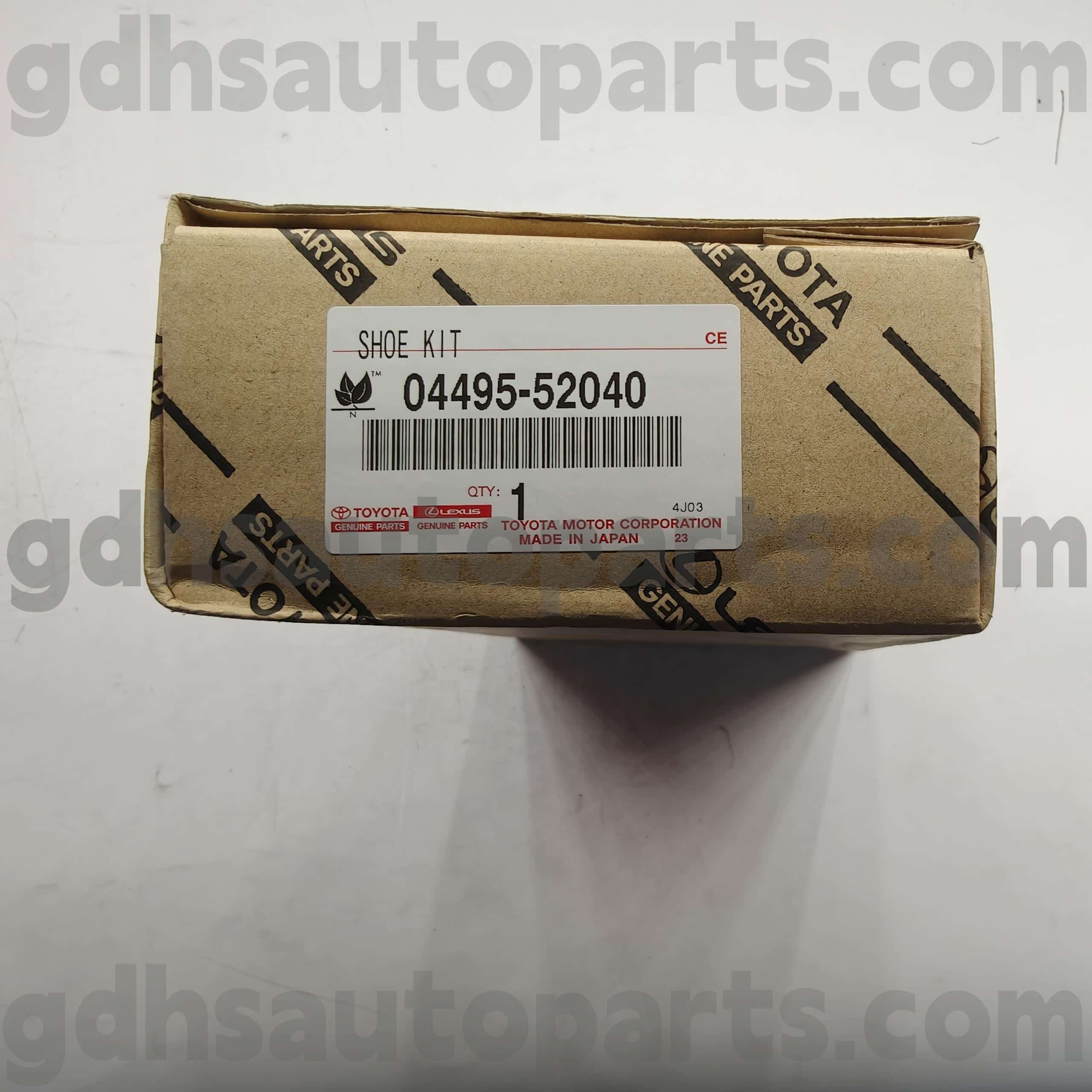 04495-52040 Toyota genuina partes fregit pads ad Celica, Toyota Xa, Platz Chassis nulla. # Zze12 # AXP4