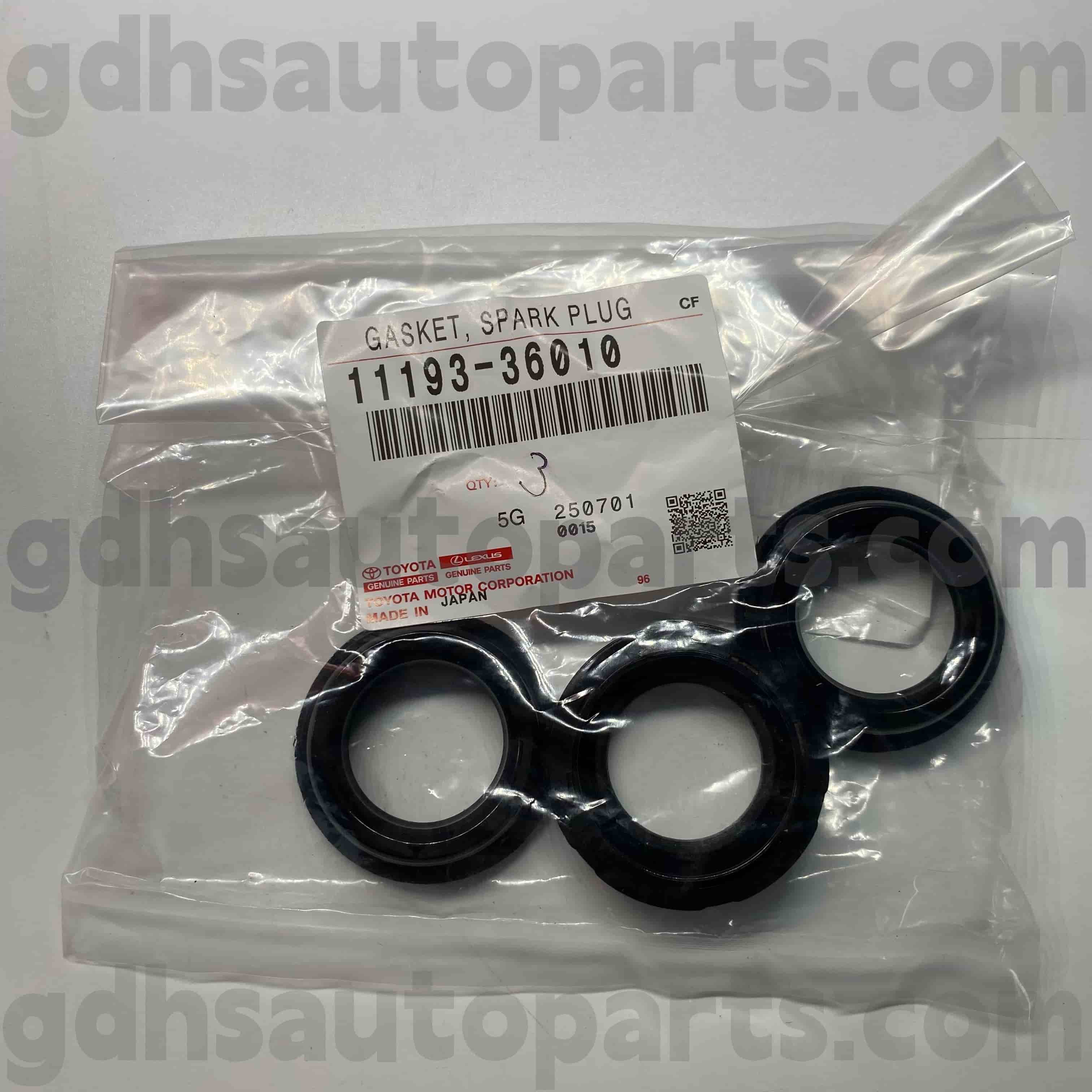 11193-36010 Toyota genuina partibus spark obturaculum Flexilis anulum ad harrier, Lexus Es350 / 300H Chassis non. Ayh30