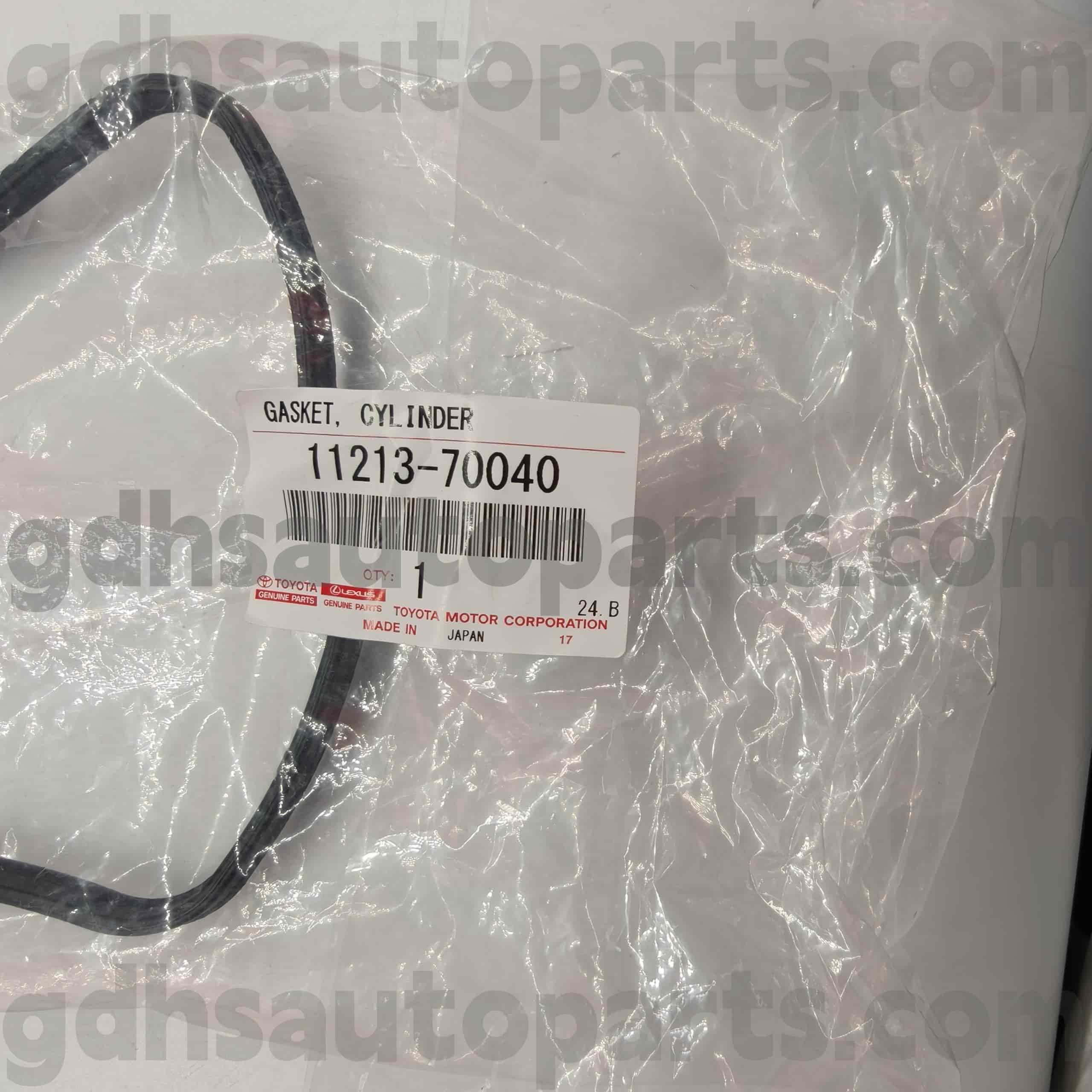 11213-70040 Toyota Sincerus Partes Valvae Cover Gasket pro CRESTA，CHASER， CORONA Chassis NO.1GFE GXE10