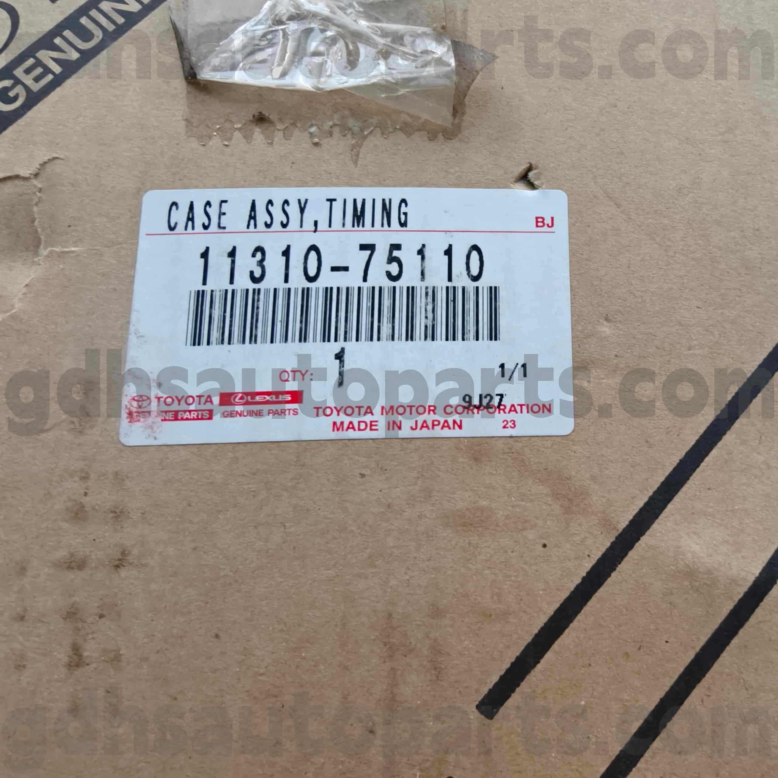 11310-75110 Toyota Sincerus Partes Timing Cover pro METAMORPHOSES PRADO, TACOMA Chassis NO.TRJ150