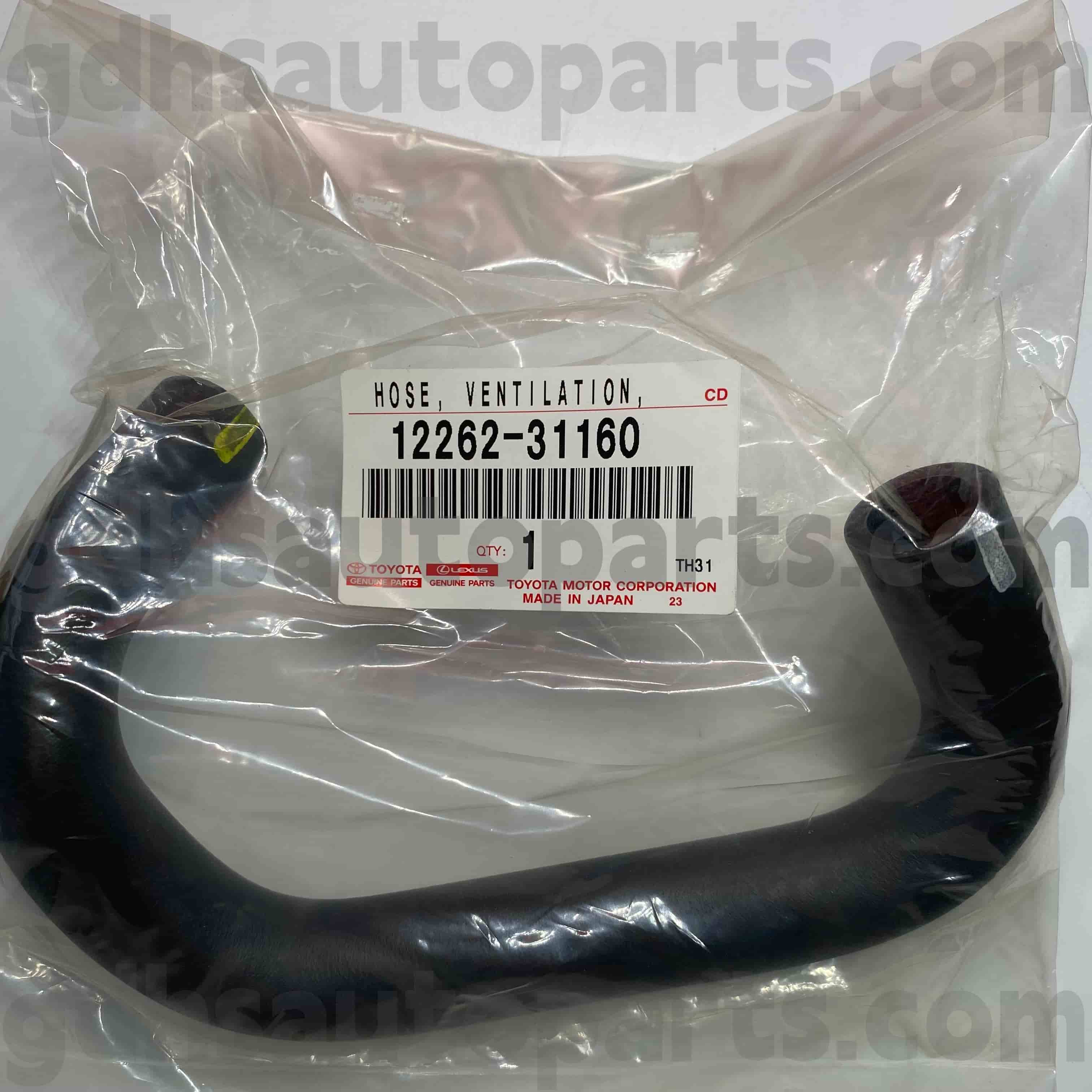 12262-31160 Toyota Genuina Partibus Exhaustis Pipe ad METAMORPHOSES Chassis NO.GRJ200