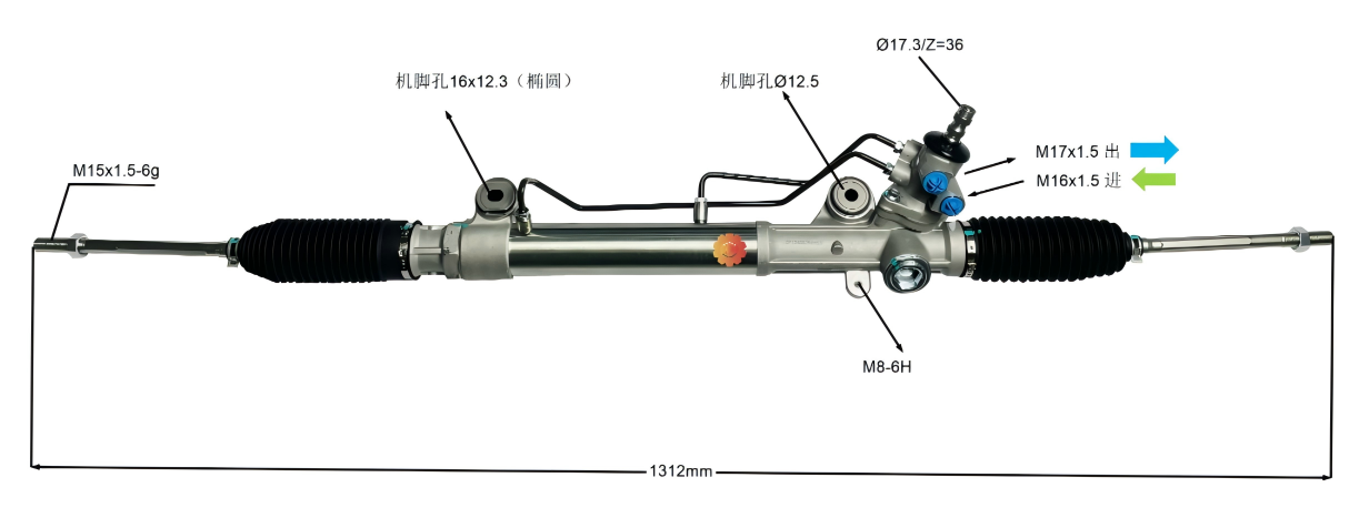 44200-0K020 Automotive Gubernaculo Apparatus
