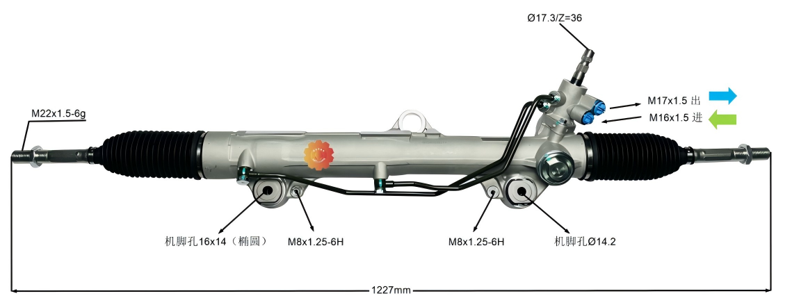44200-60170 Automotive Gubernaculo Apparatus