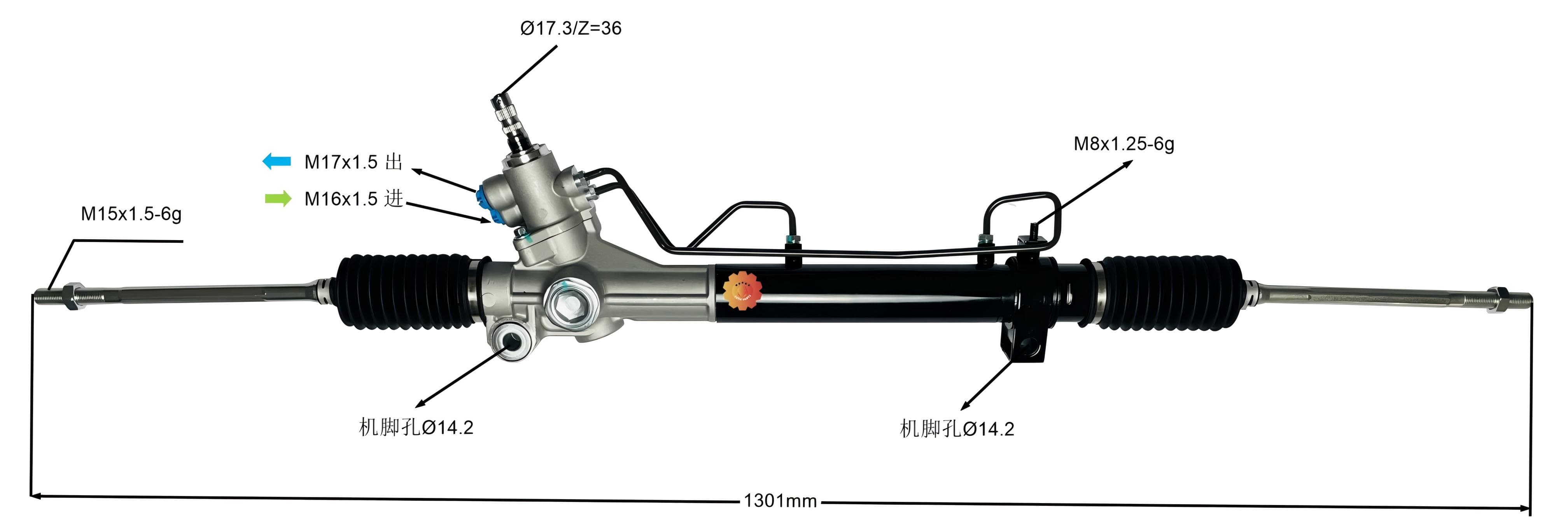 44250-08010 Automotive Gubernaculo Apparatus