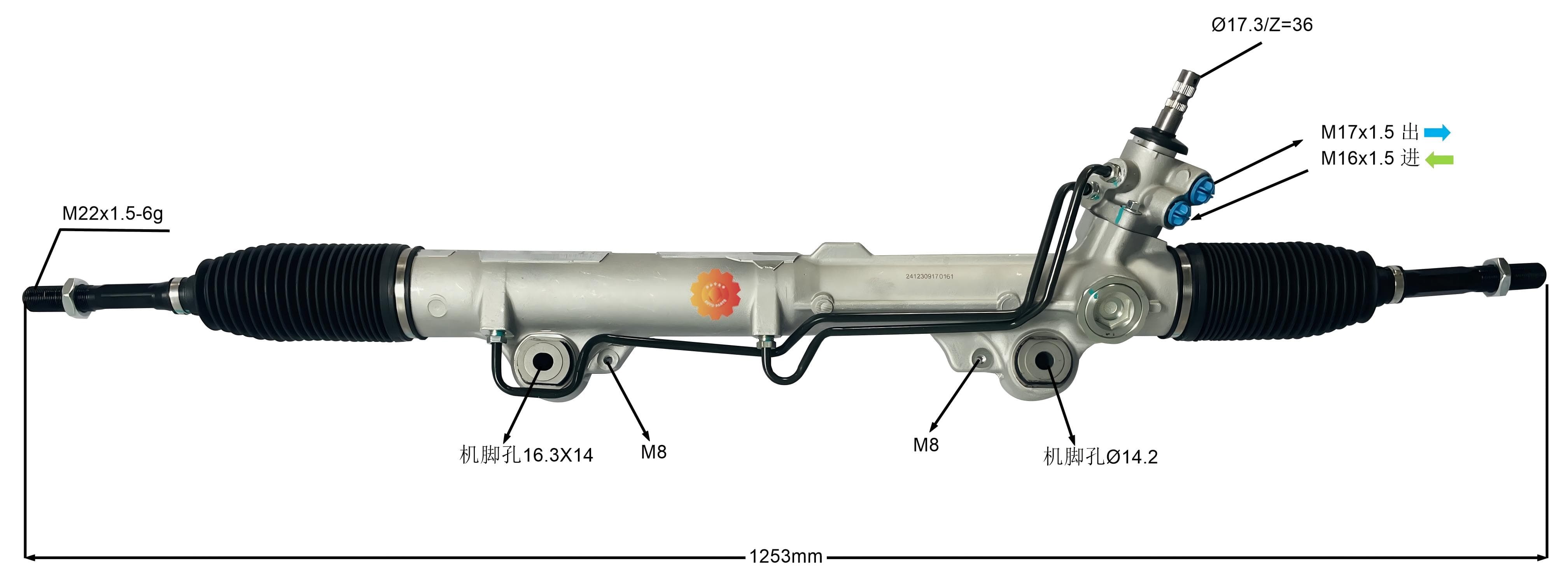 44250-0C070 Automotive Gubernaculo Apparatus
