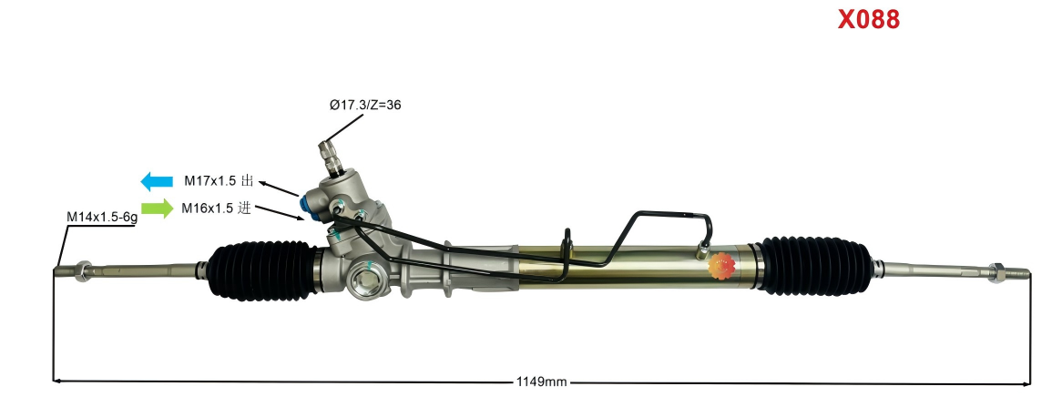 44250-22222 Aworks® automotive Stering Gear