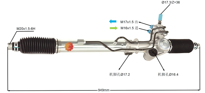 44250-60012 Automotive Gubernaculo Apparatus