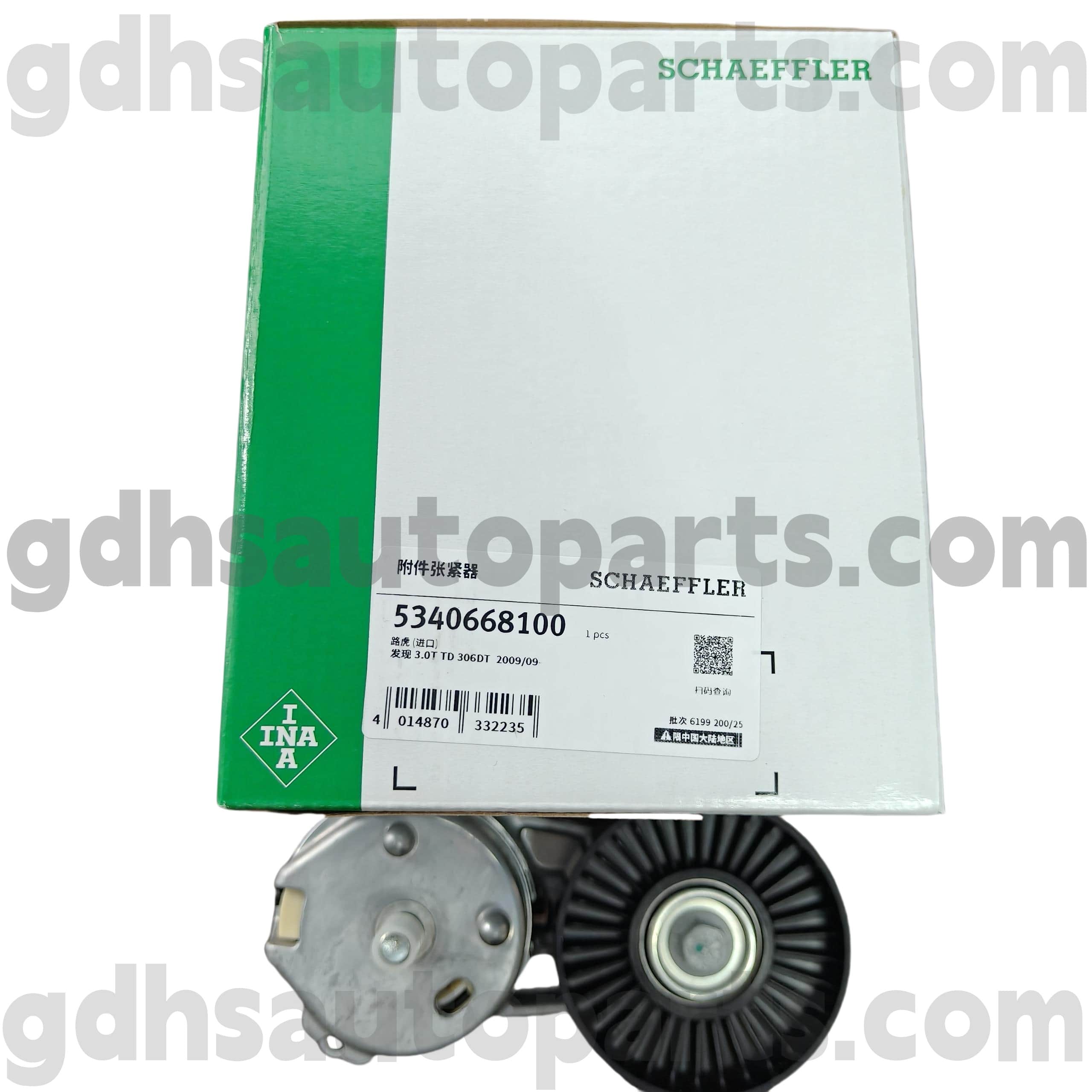 5340668100 schaeffler ina coegi balteus tensioner pro range Rover, range Rover ludo, terra Renault Vel inventionis IV OE non. Lr035493