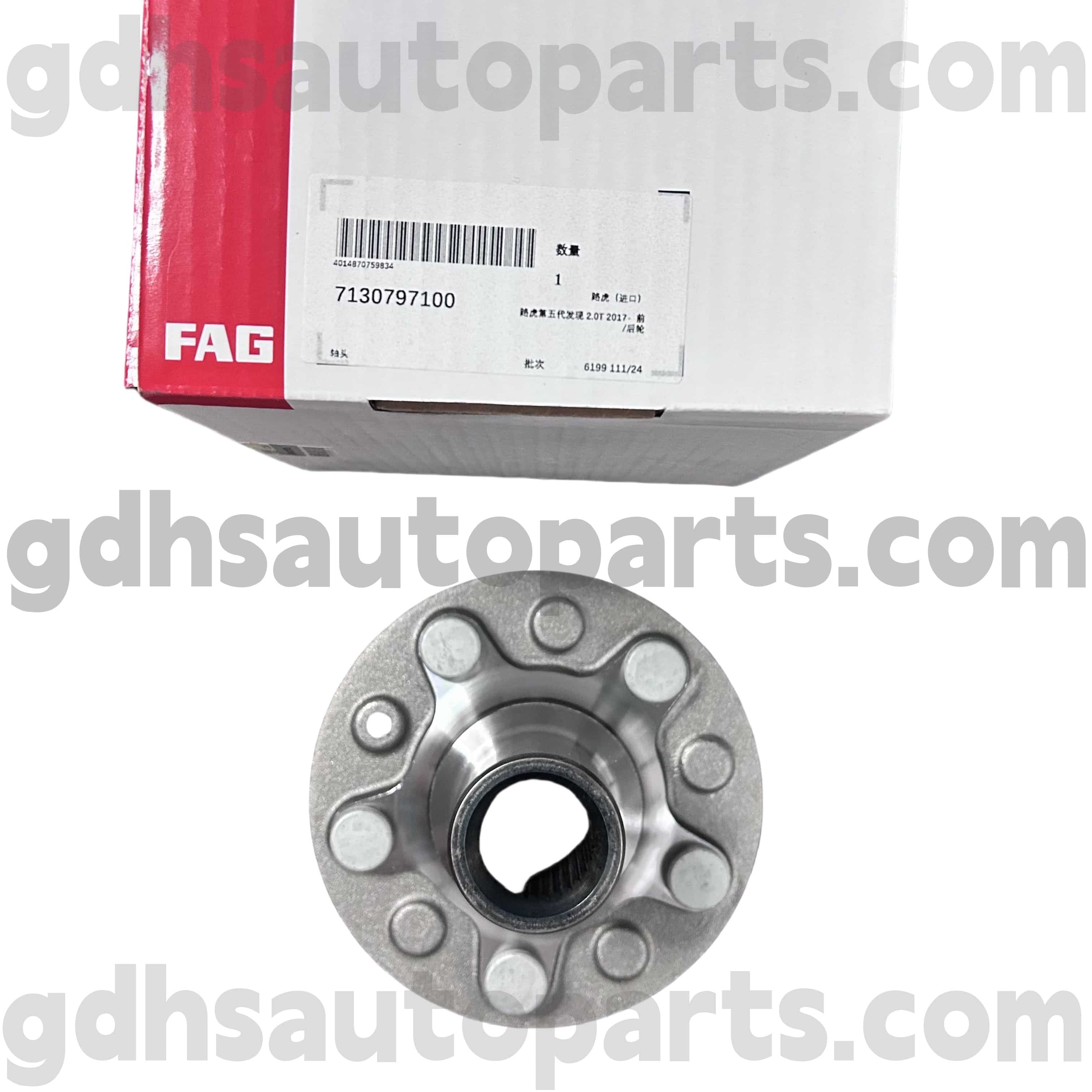 7130797100 Schaeffler Fag fronte rota centrum ferre pro range Rover, range Rover ludo, terra Renault Inventionis IV, Novus Defender OE non. LR081538