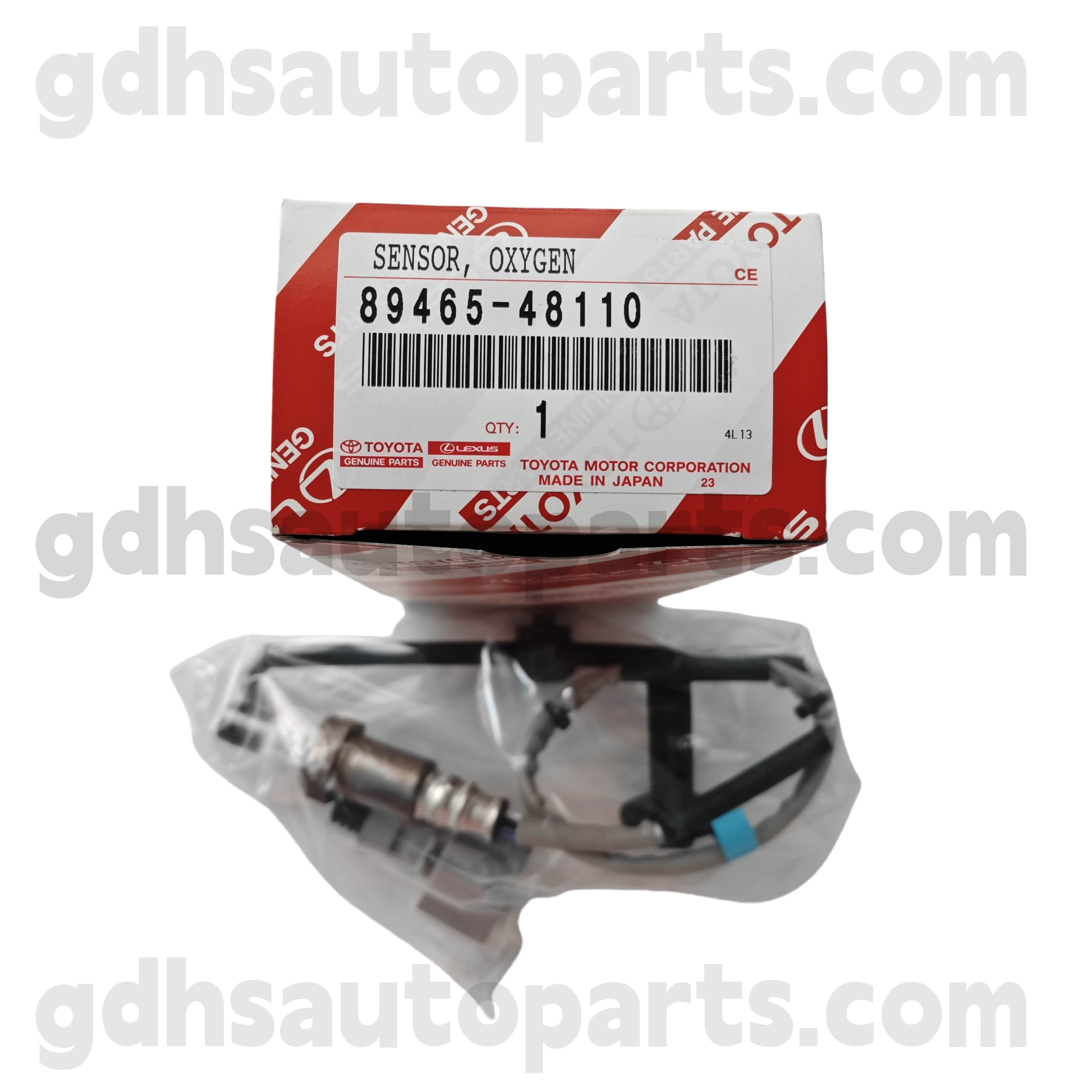 89465-48110 Toyota genuina partibus tergo oxygeni sensorem ad harrier, Highlander, Lexus Rx300 / CCCXXX / CCCL Chassis nulla. GSU4 #