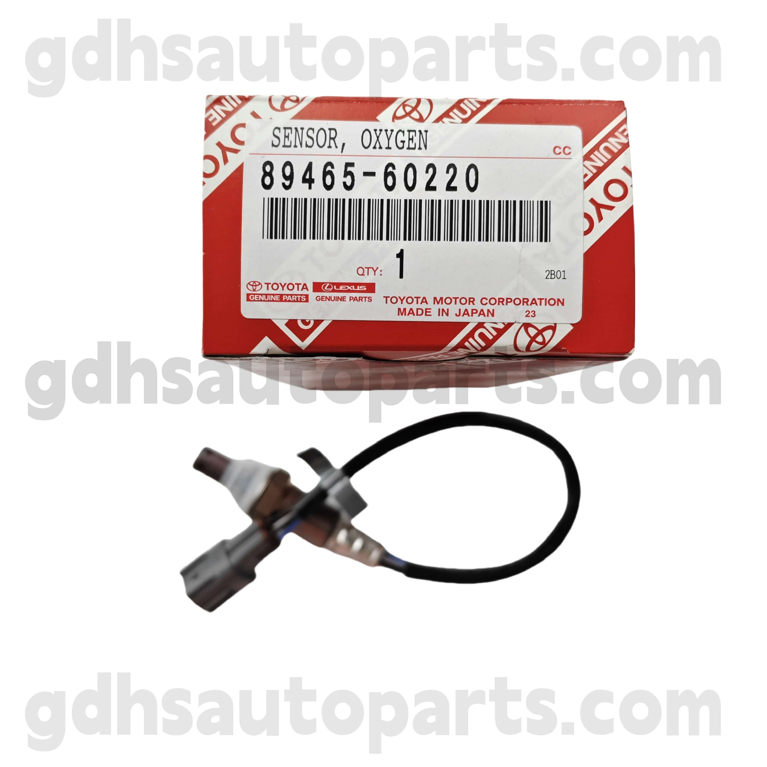 89465-60220 Toyota genuina partes oxygeni sensorem pro terra Cruiser Prado, 4Runner Chassis nulla. GRJ12 # .. Arl, GCC, Gen.