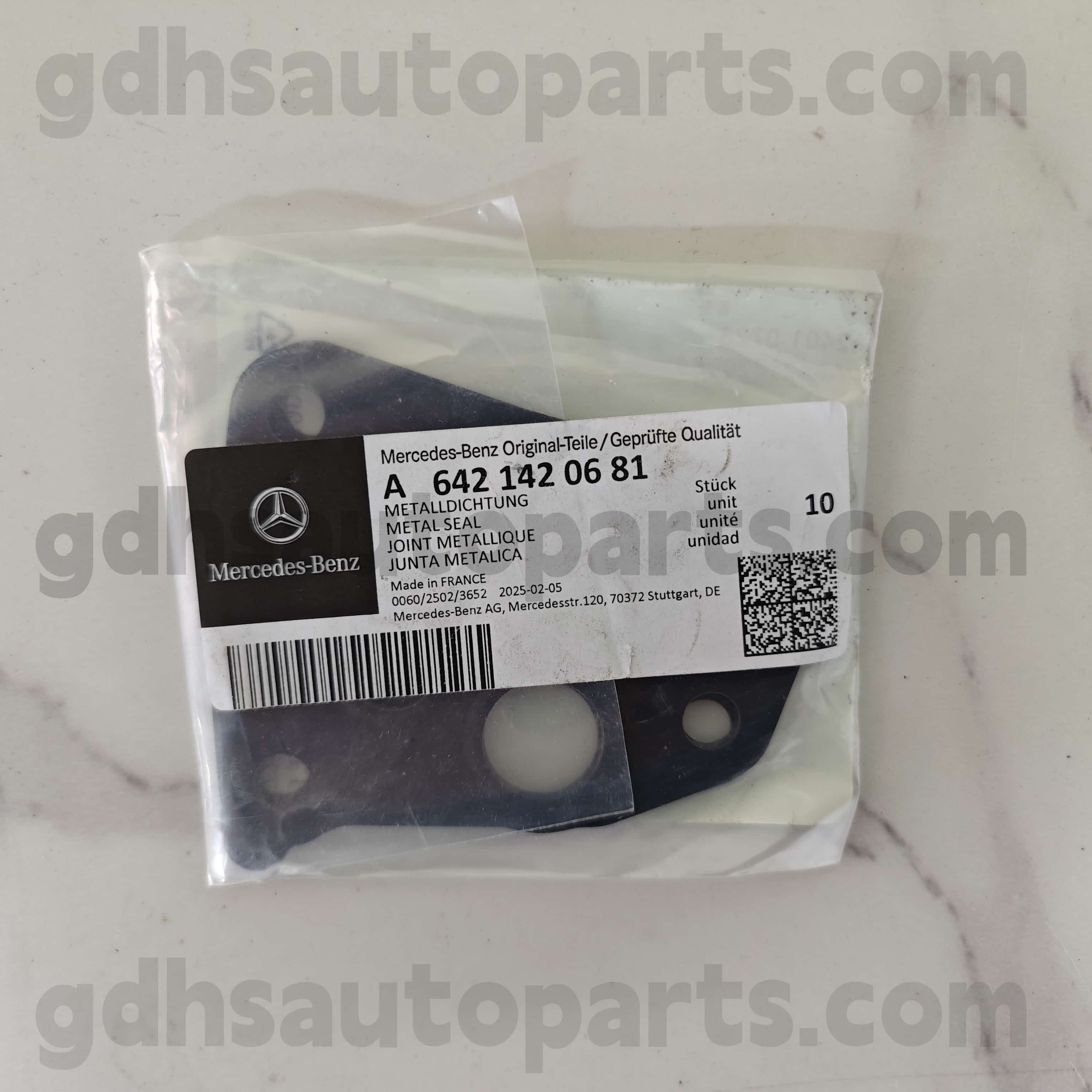 A DCXLII CXLII VI LXXXI Mercedes-Benz genuina partibus Turbocharger O-Annulum pro (DCXLII) DCCCLV Om642, (DCXLII) DCCCXC om642,642820 642,642868 om642,642887 om642