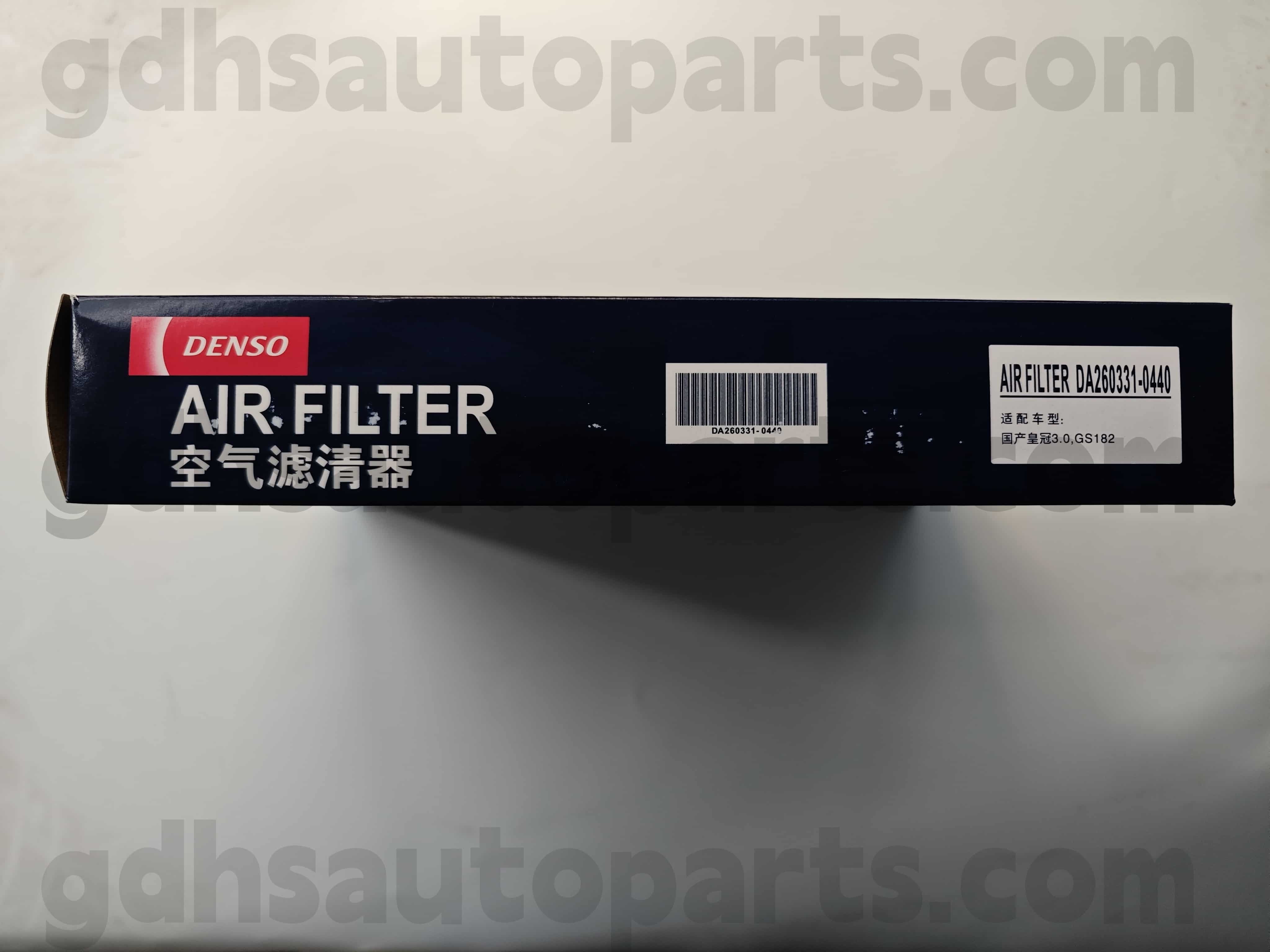Da260331-0440 Toyota genuina partibus aer filter ad coronam Chassis non. 3RGFe, 5GRFE..Grs18 # OE NO. 17801-0p020