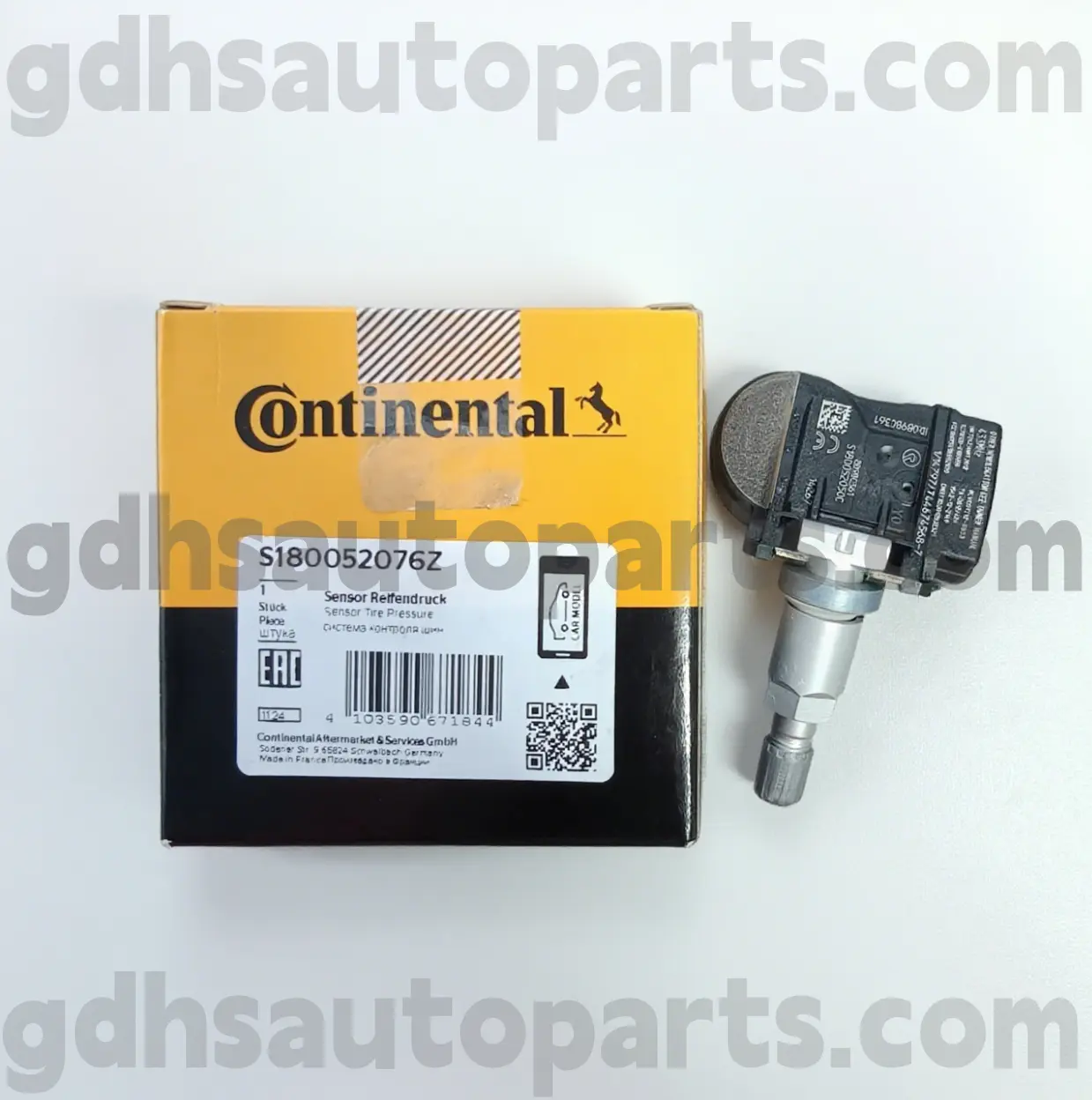 S180052076z Continental strigare pressura Cras sensorem pro range Rover, range Renault Renault Vel Rovover inventa IV, range Renault Velar non. Lr070840